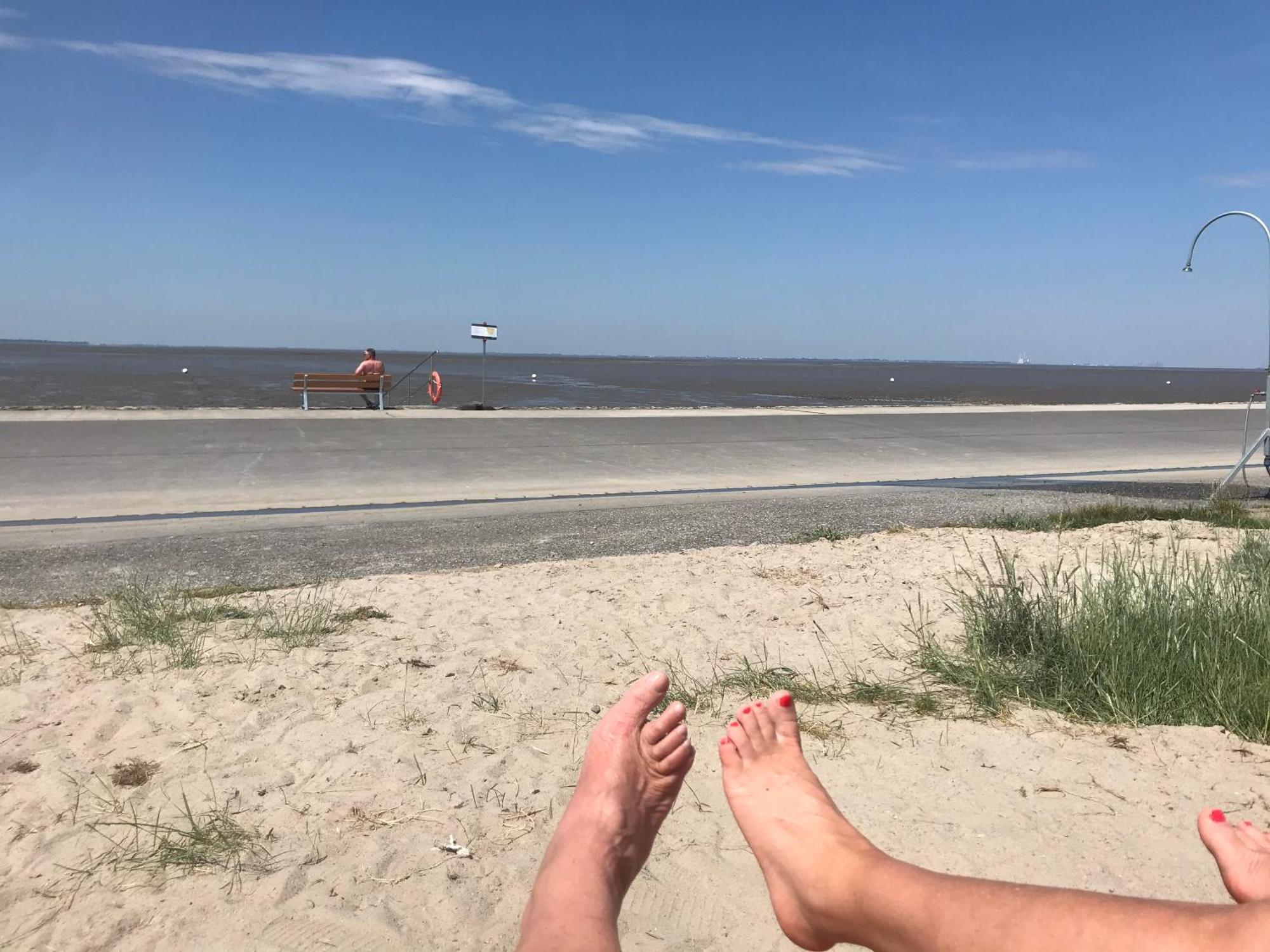 Haus MeerAuszeit - Erholung an der Nordsee Schweiburg Exterior foto