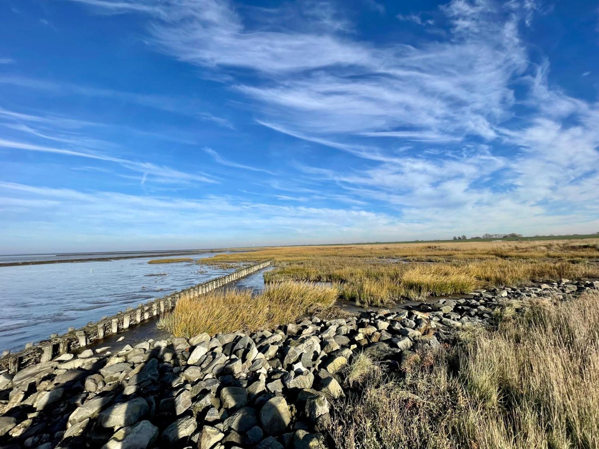 Haus MeerAuszeit - Erholung an der Nordsee Schweiburg Exterior foto